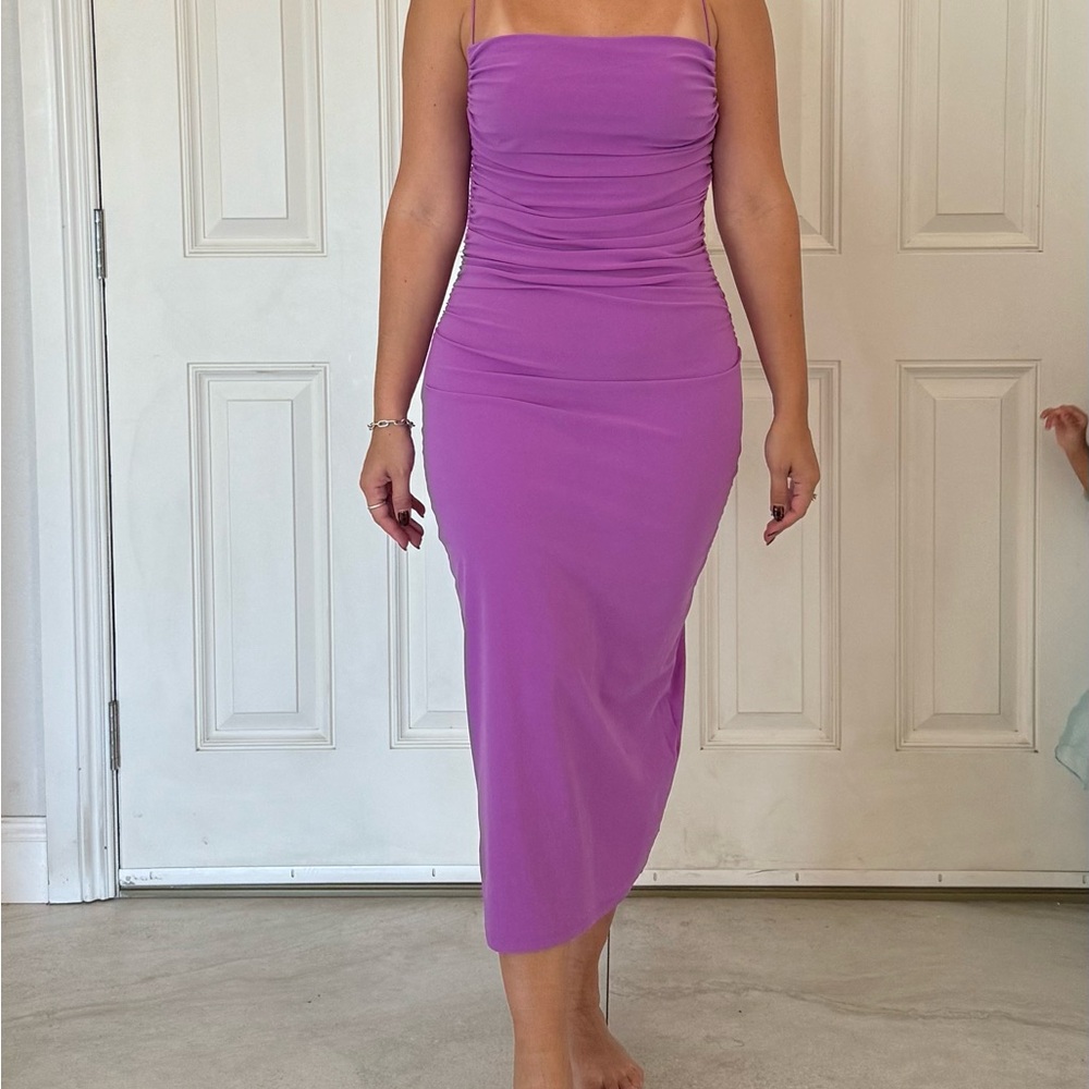 H&M Lilac Midi Dress